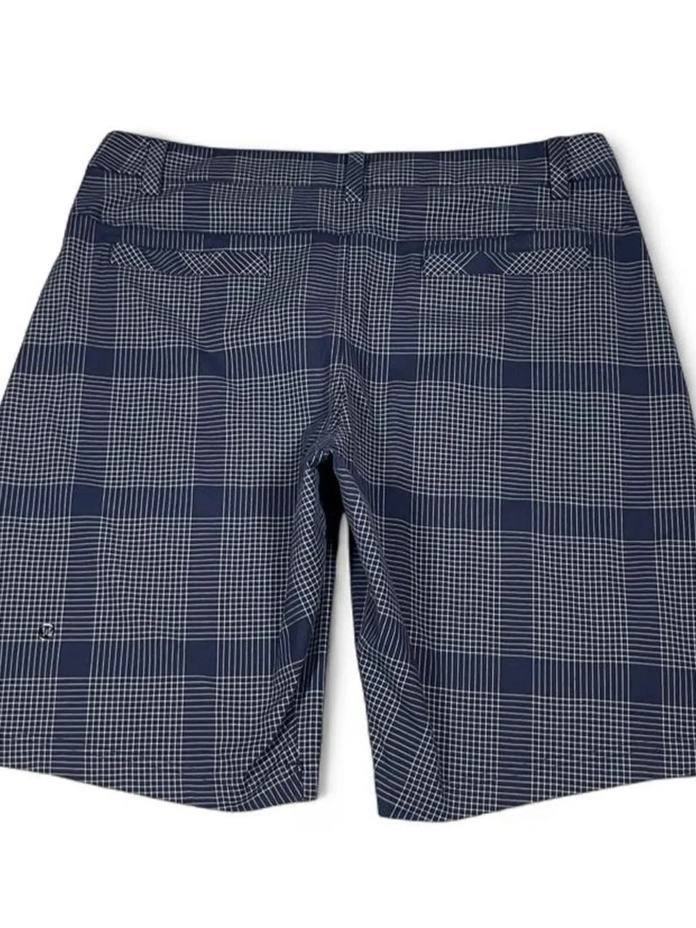 MINT Lululemon Kahuna 2.0 Commission Golf Shorts Navy Plaid Men’s Size W36 L10